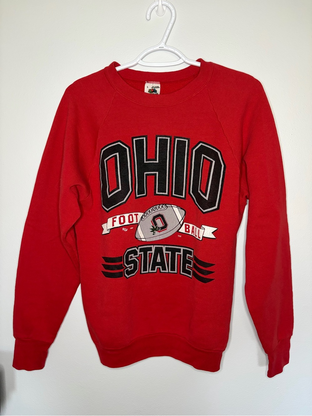 Vintage Ohio State Red Crewneck Sweatshirt